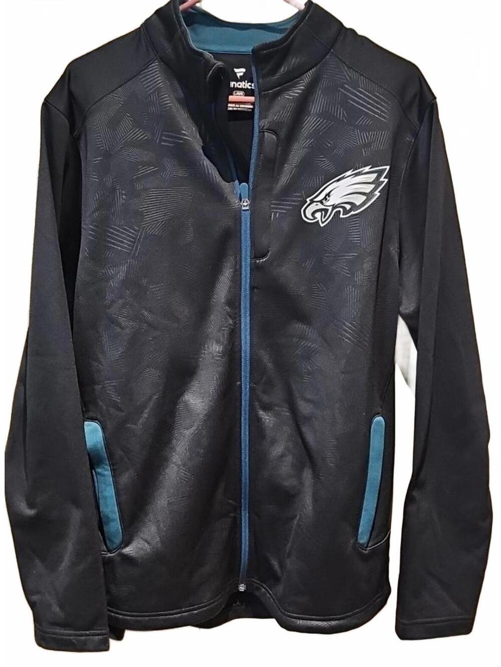 Philadelphia Eagles Fanatics Mens Longitude Latitude Full Zip Track Jacket L